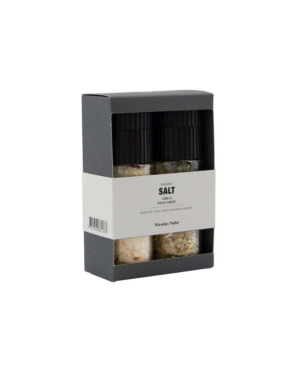 Caja regalo, sal con guindilla y ajo silvestre | 120 g | 80 g