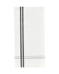 Servilletas a rayas, gris | 10 x 20 cm