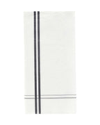 Servilletas a rayas, gris | 10 x 20 cm