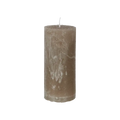Vela gris piedra | Ø7 x 15 cm