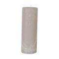 Vela gris claro | Ø7 x 20 cm