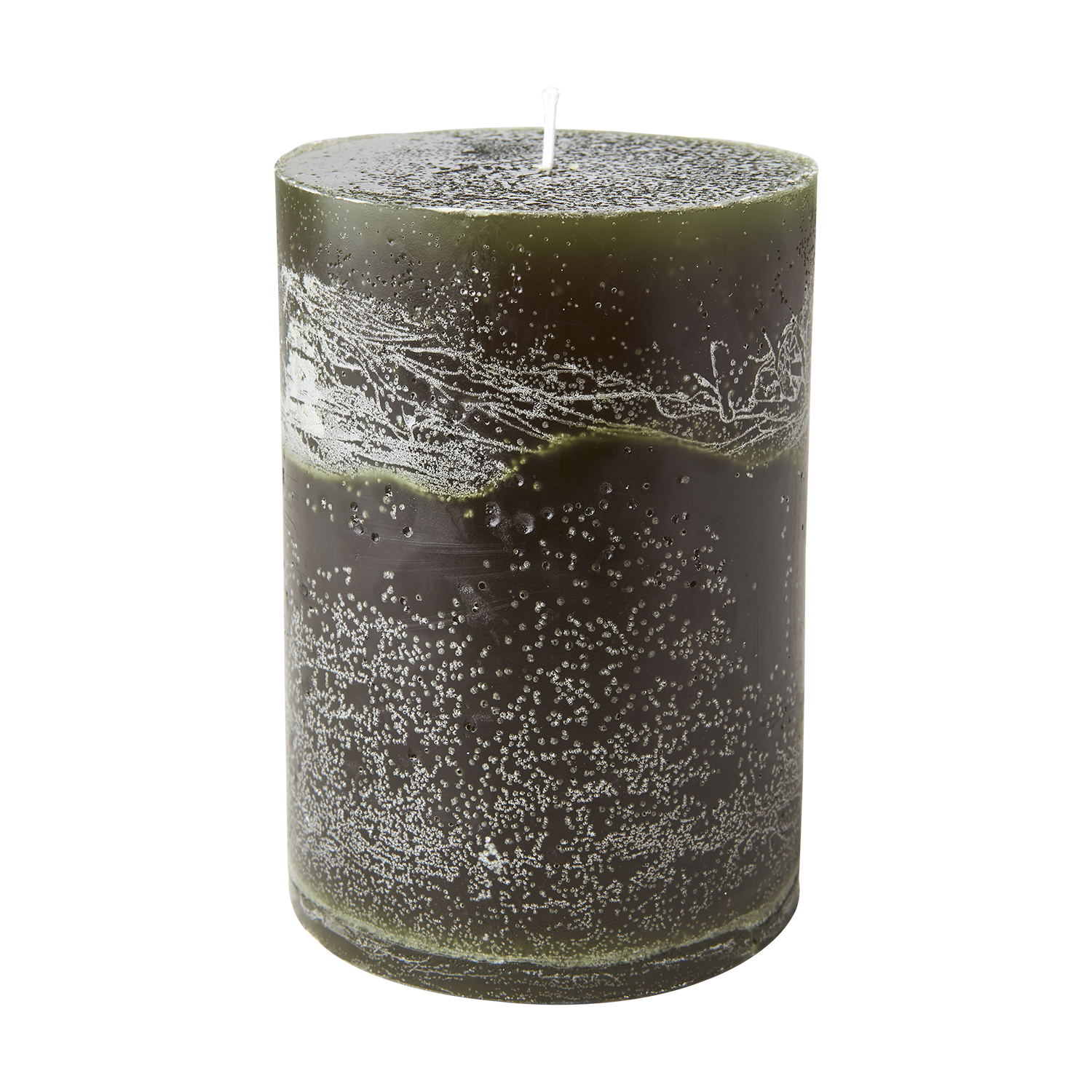 Vela verde clásico | Ø10 x 15 cm