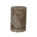 Vela gris piedra | Ø10 x 15 cm