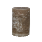 Vela gris piedra | Ø10 x 15 cm