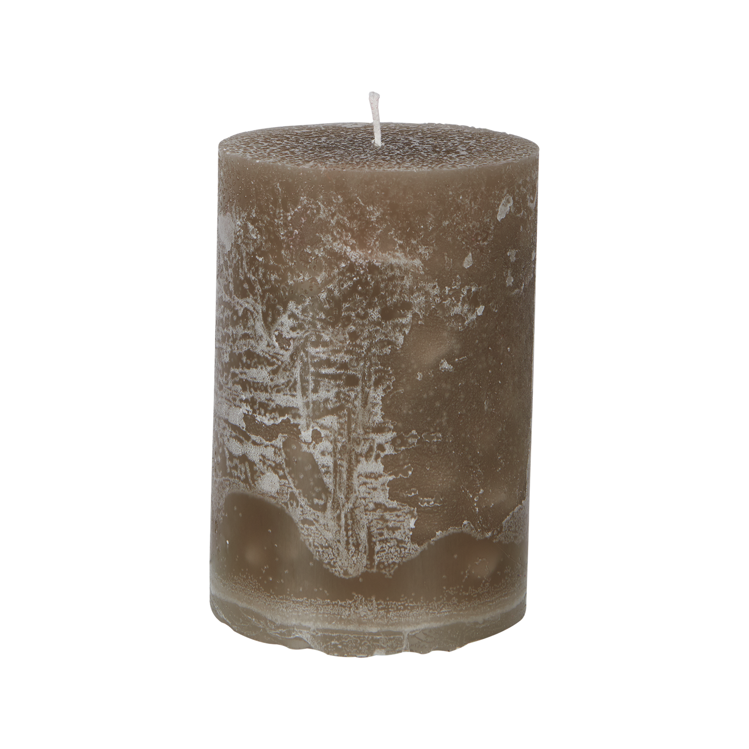 Vela gris piedra | Ø10 x 15 cm