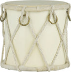 Tambor decorativo crema
