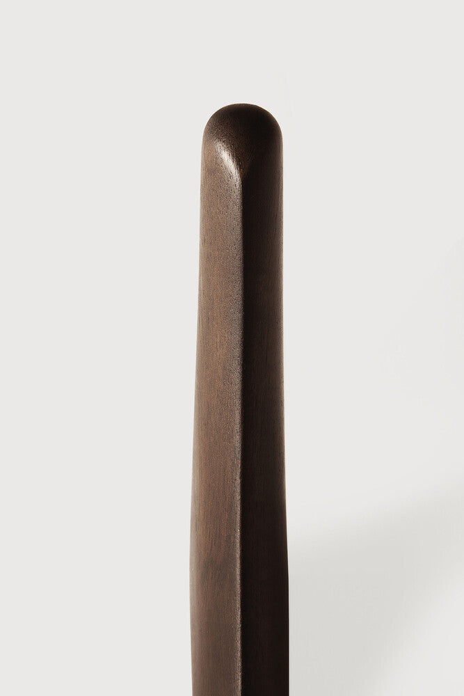 Juego de colgadores de pared PI, Caoba teñida de marrón oscuro 3 x 8 x 21 cm