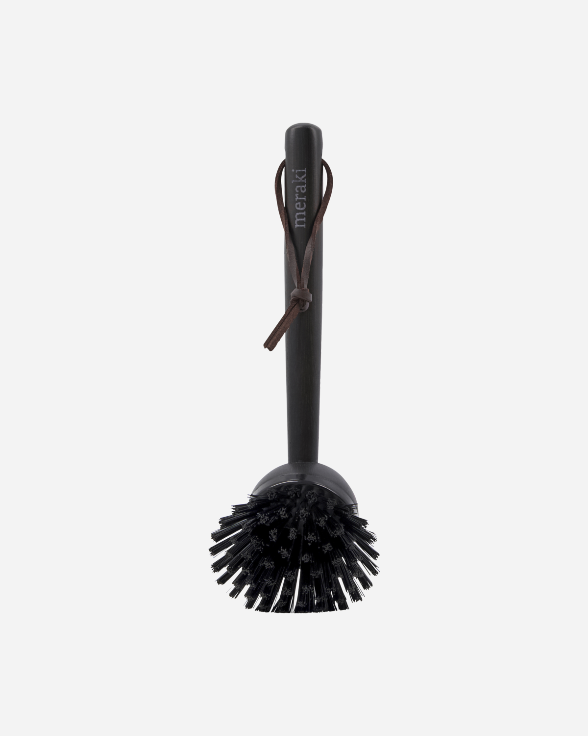 Cepillo lavavajillas manchado negro