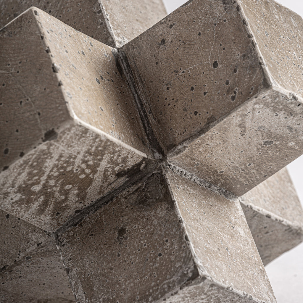 Figura decorativa cemento beige