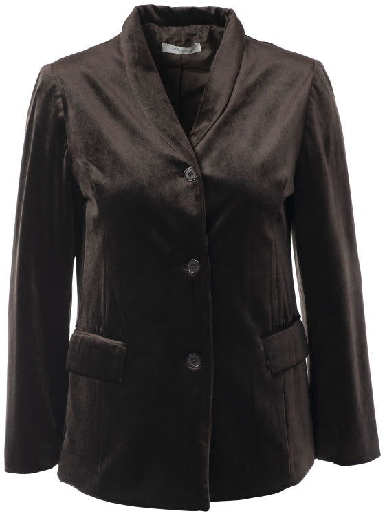Chaqueta De Terciopelo Rihanna JC Marrón Chocolate