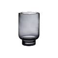 Vaso de vidrio ahumado Ø15,5 × H23 cm