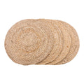 Mantel Individual de Yute Trenzado Natural | Ø38 cm