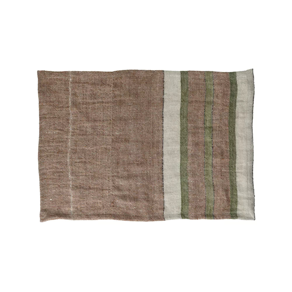 Mantel individual de lino 50 x 35 cm