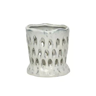 Portavelas tipo farol de gres | Ø10 x H11 cm