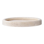 Bandeja de Travertino Natural | Ø25,5 cm