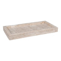 Bandeja de Travertino Natural | 30,5 x 15 cm