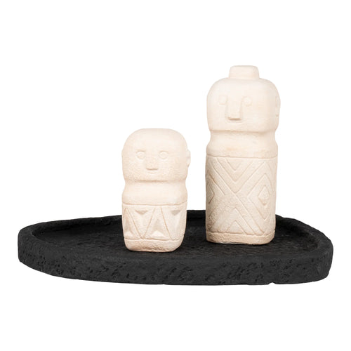 Bandeja cemento negra | 26,5 x 26 x 2 cm
