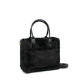 Bolso de mano efecto pelo