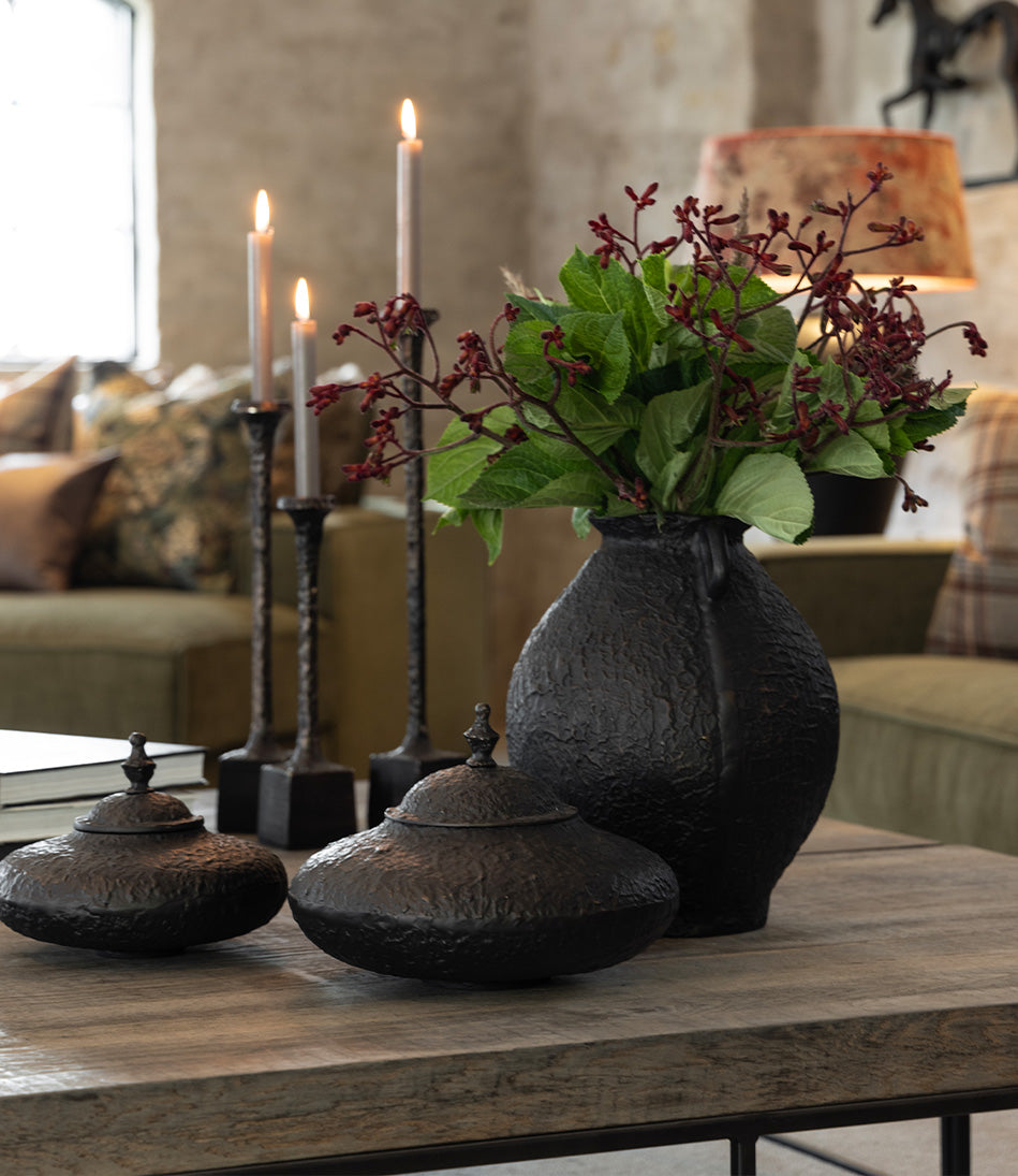 Objeto Decorativo Negro Grande