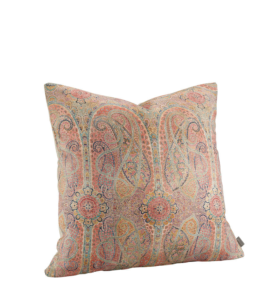 Funda de Cojín Paisley Rosa | 50 x 50 cm