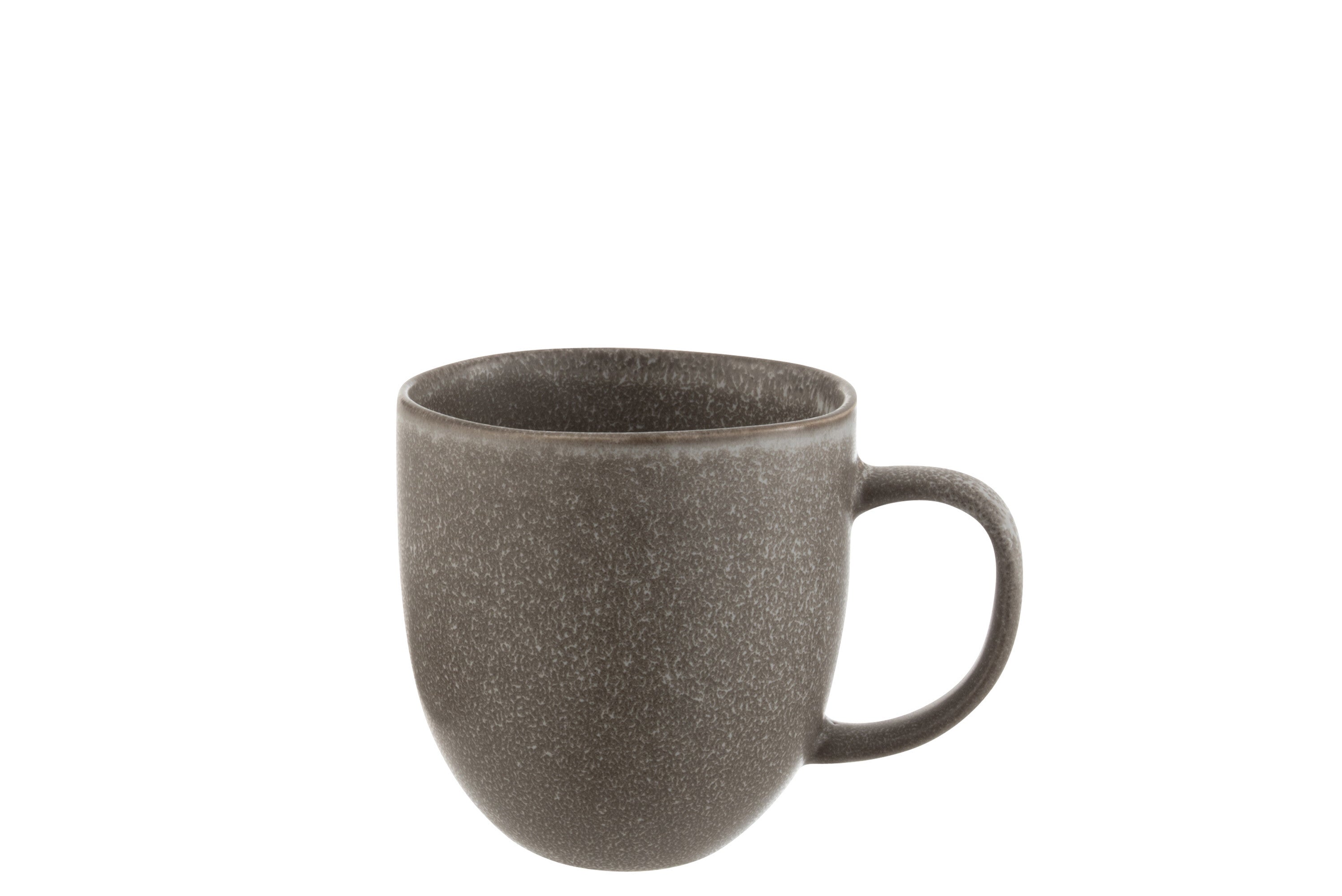 Taza Louise de cerámica en color marrón