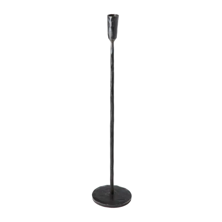 Portavelas negro | H50 cm