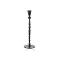 Portavelas negro | H30 cm