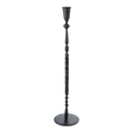 Portavela negro L | Ø12 x 52 cm