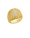 Anillo Flower California de oro