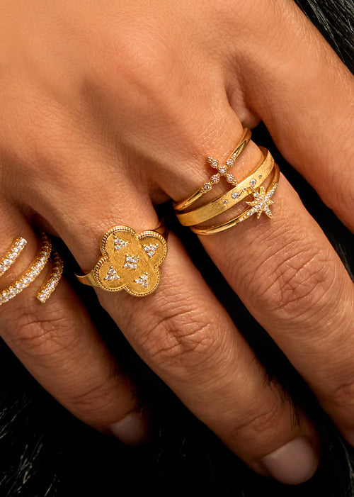 Anillo Lucky de oro