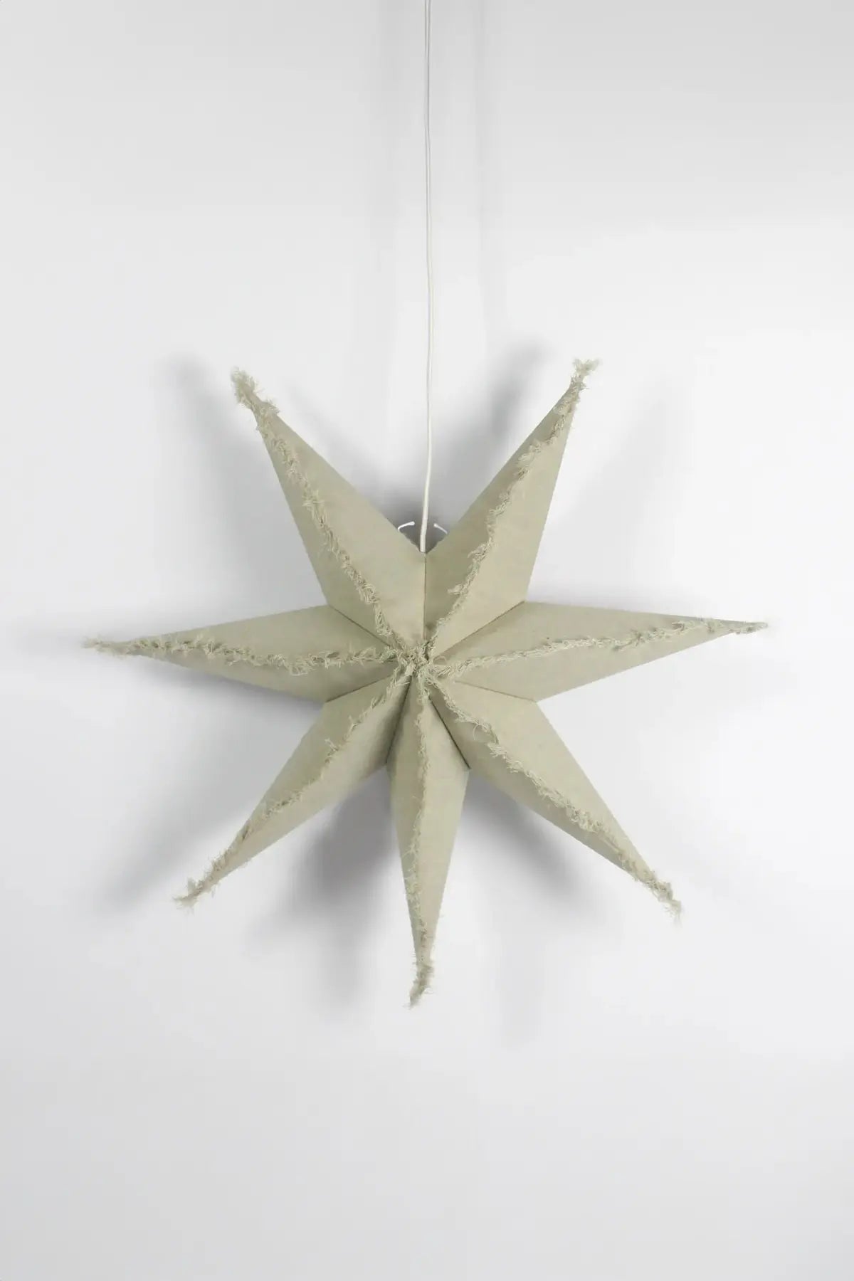 Estrella de Navidad Lino natural