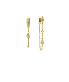 Pendientes Losange Twin de oro