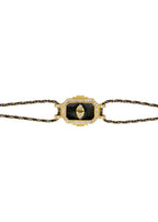 Pulsera Black Eye Bohème de oro