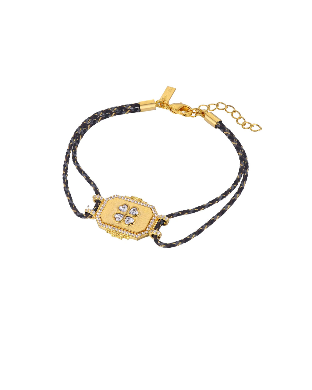 Pulsera Bohemian Clover de oro