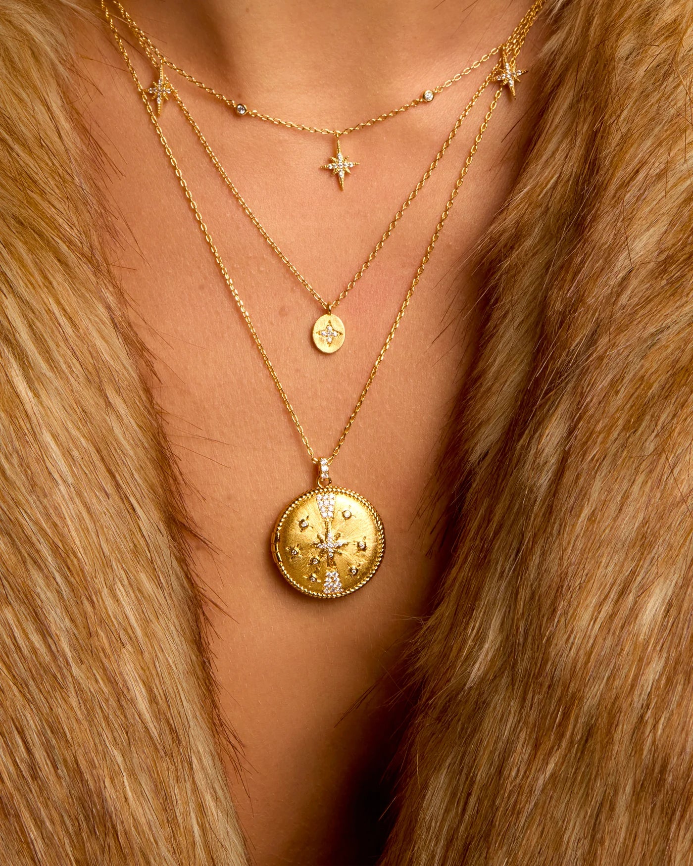 Collar Diwali Secret de oro