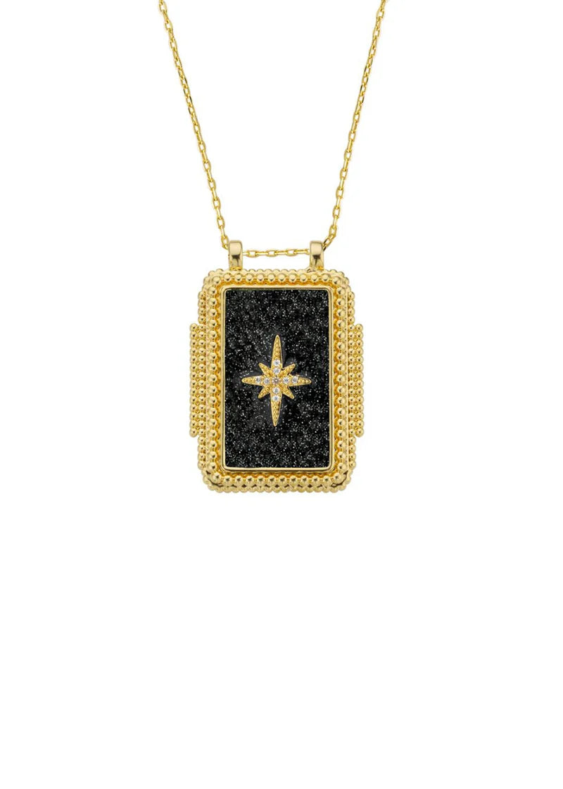 Collar Black Diwali Twice Bohème de oro