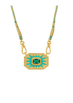 Collar Light Turquoise Yucatán de oro
