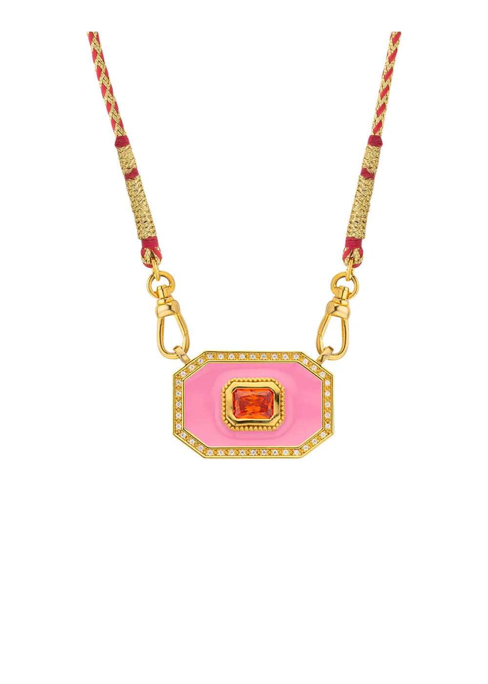 Collar Pink Yucatán de oro