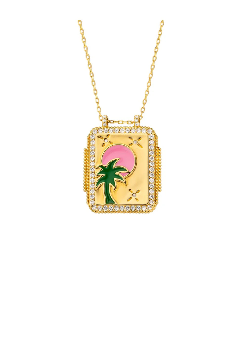 Collar Palm Soul Bohème de oro