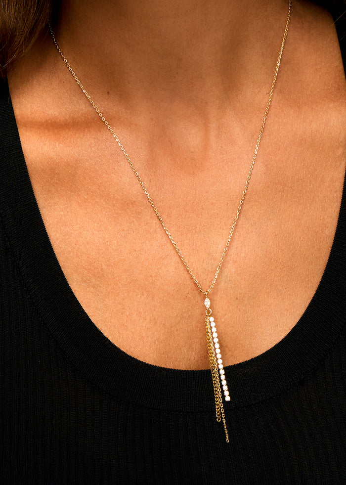 Collar Frame en oro laminado