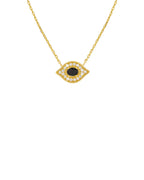 Collar Black Majestic Eye de oro