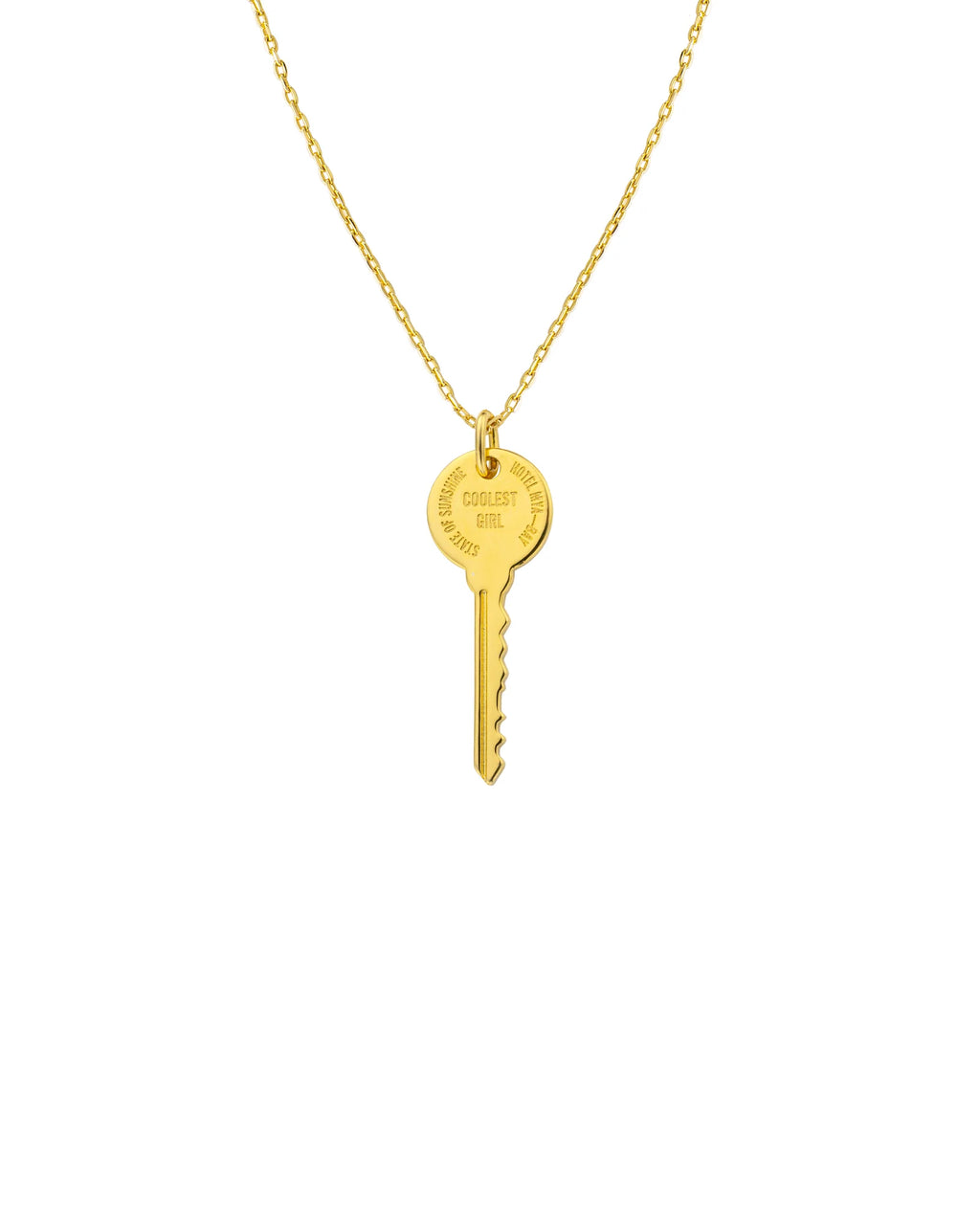 Collar Coolest Key de oro