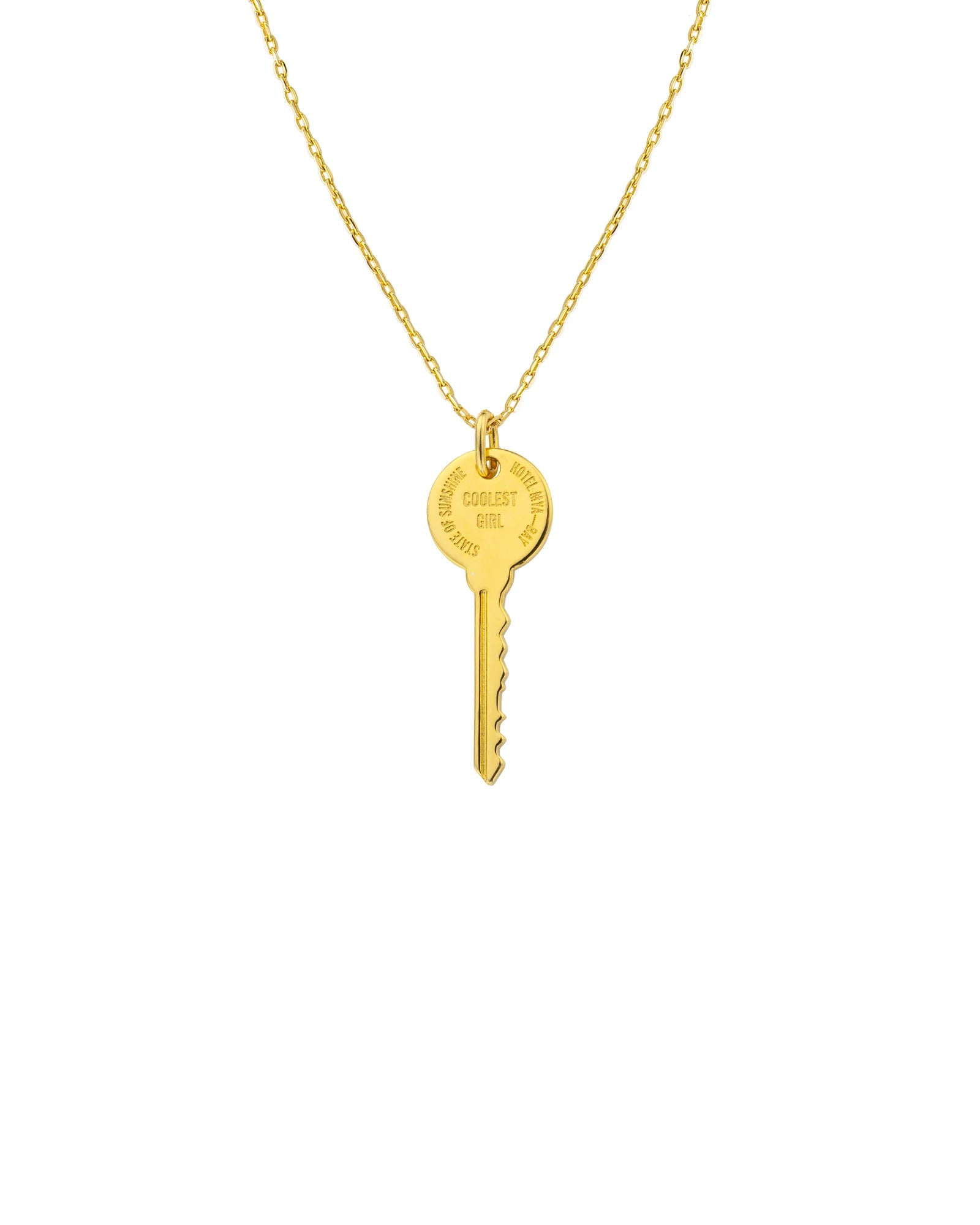 Collar Coolest Key de oro