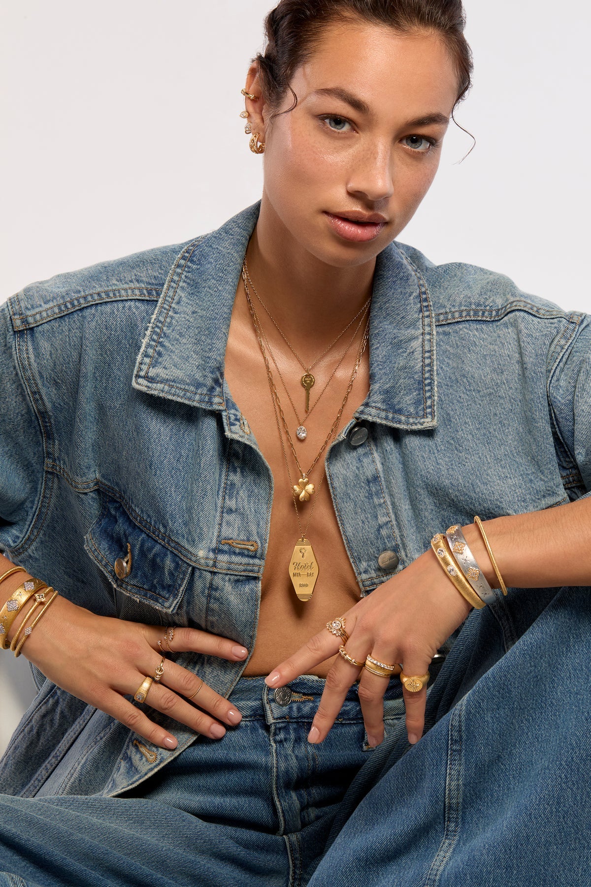 Collar Coolest Key de oro