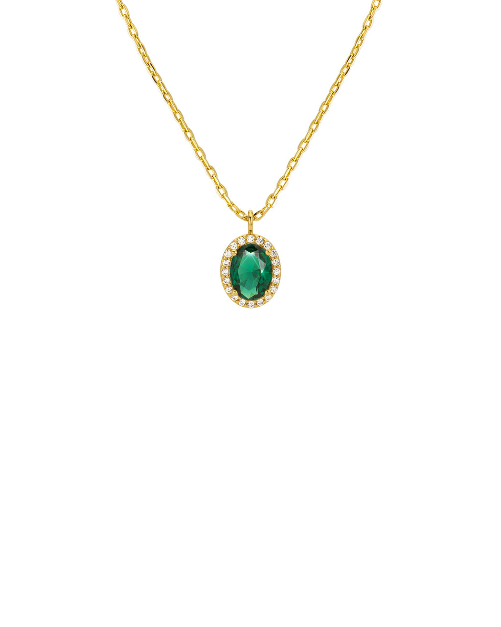 Collar Green Dynasty de oro