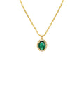 Collar Green Dynasty de oro