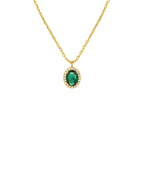 Collar Green Dynasty de oro