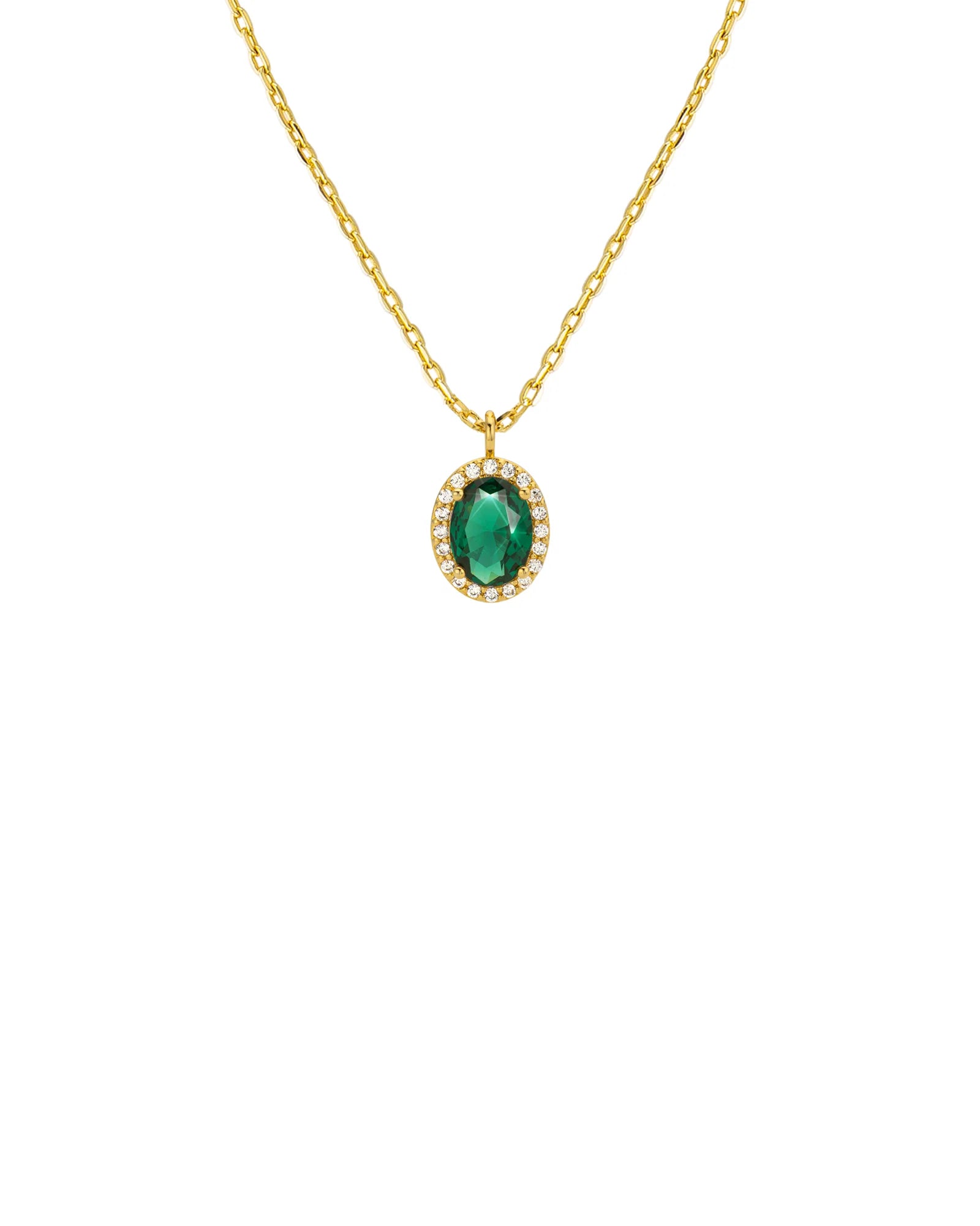 Collar Green Dynasty de oro