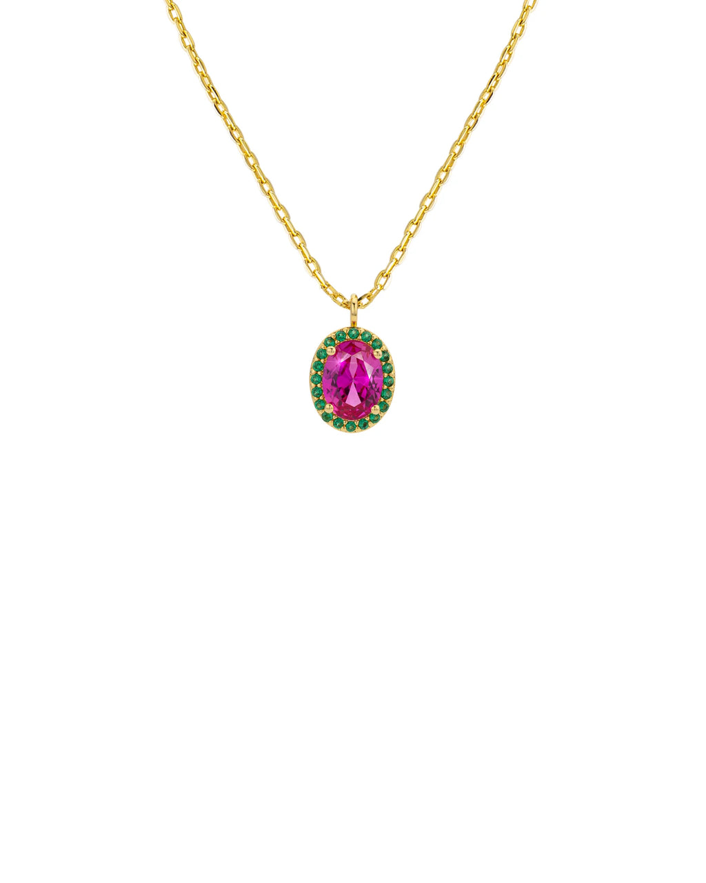 Collar Fuchsia Dynasty de oro