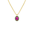 Collar Fuchsia Dynasty de oro
